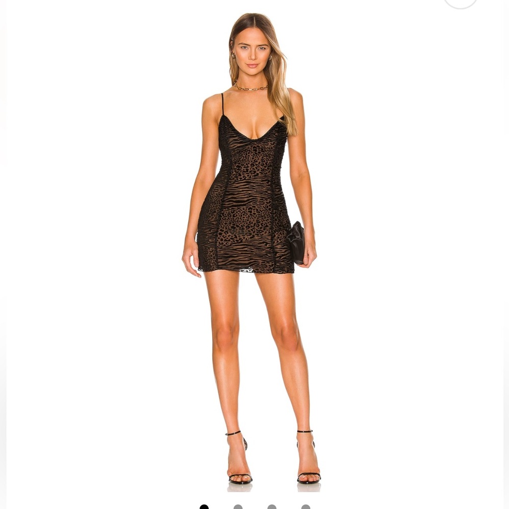 Superdown Wild Mini Dress in Animal Print